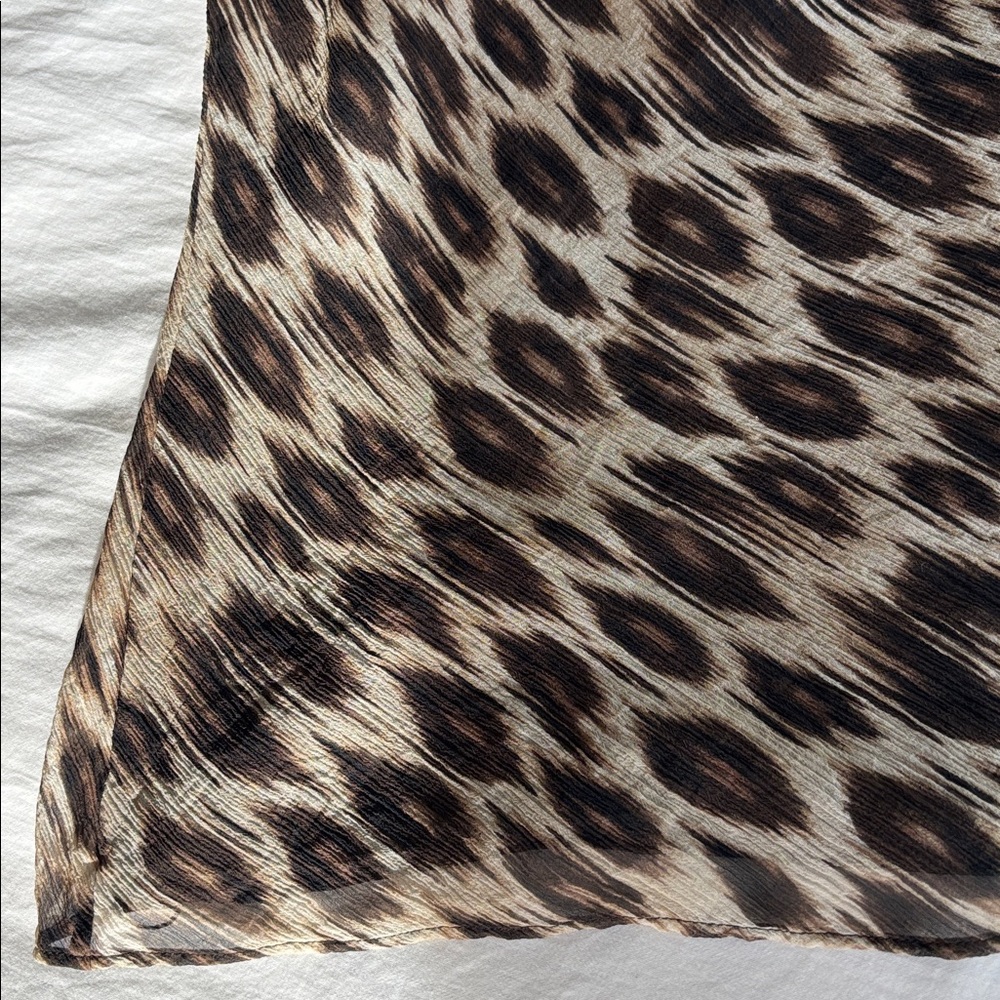 Ann Taylor Animal Print Halter Top Size 12 - Picture 5 of 5